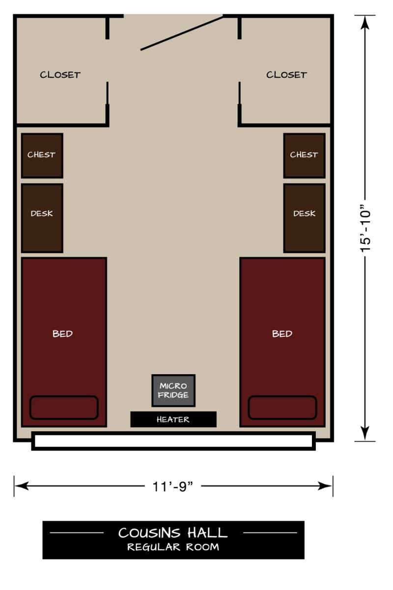Cousins Floor Plan Regular